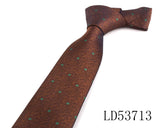New Green Pattern Ties Casual Skinny Necktie For Party Boys Girls Neck Tie Wedding Necktie For Groom Neck Wear For Men Gravata