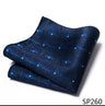 Vangise Brand Newest style  Silk Hanky Man Floral Gray Fit Business lover's day Pocket Square Handkerchiefs