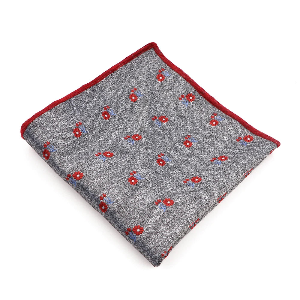 Mouchoir de poche en tissu jacquard de haute qualité, nouveau style, à pois, à rayures, à fleurs, adapté aux costumes de fête formels, au travail, cadeau