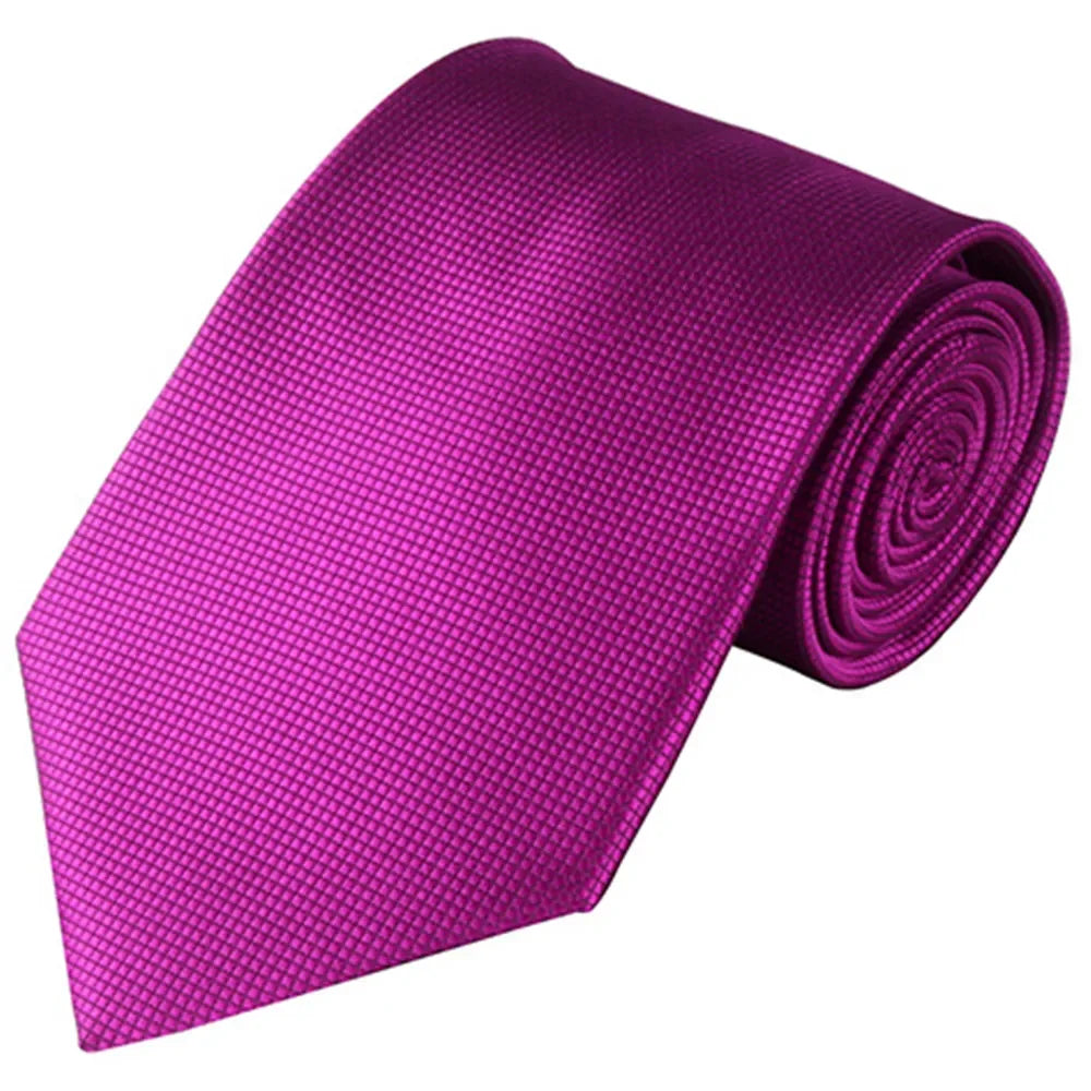 Cravate tendance pour homme, accessoire de mariage, cravate en soie unie, noir, bleu, rouge, blanc