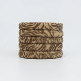 5PC High Elasticity Hair Ties Leopard Print Elastic Hair Scrunchie Ties for Women Wild Fashion Head Rope Hair Styling Accessorie