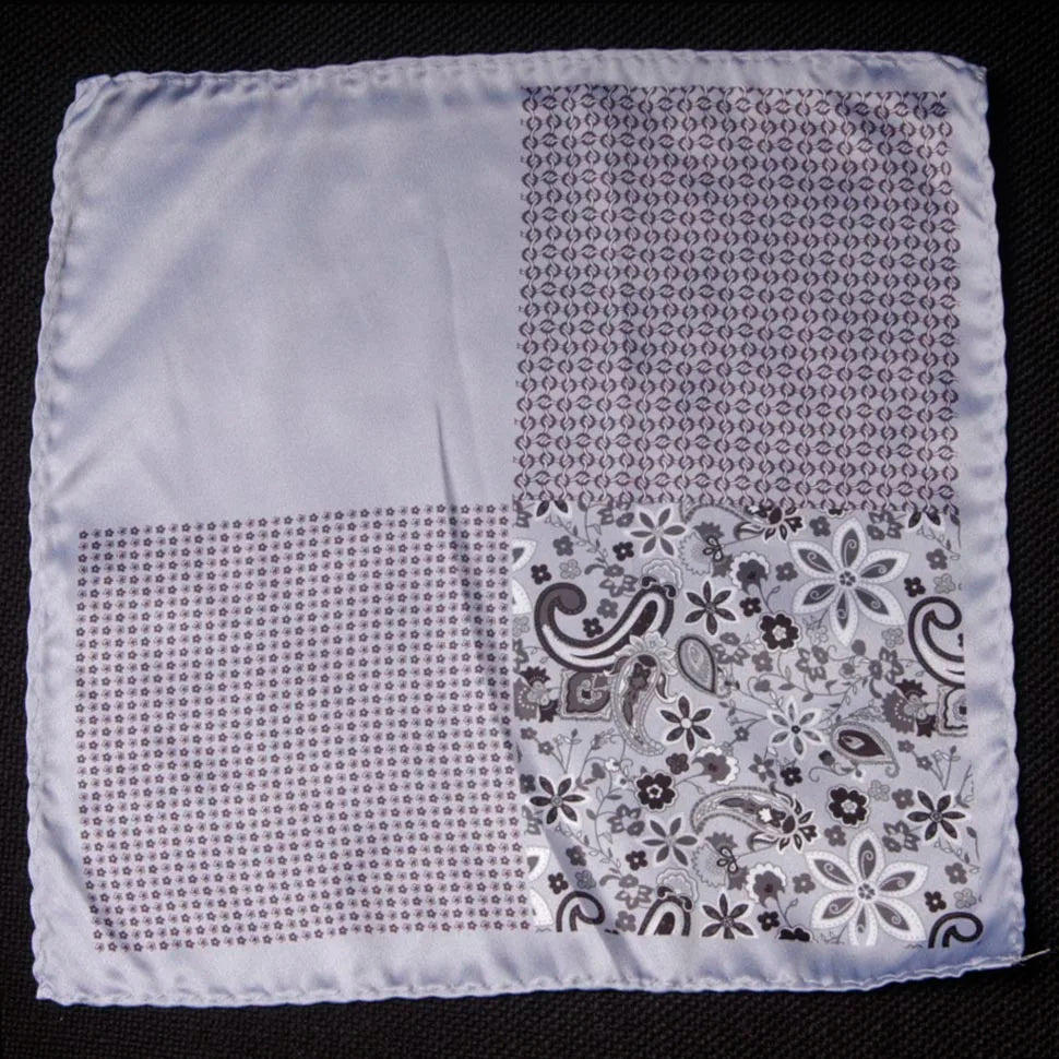 Mouchoir de poche de luxe pour homme, accessoire en soie, mouchoir de poche, foulard de poche, motif cachemire, pois, fête, mariage, bal de promo