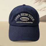 Une casquette de baseball ajustable brodée rétro, chapeau de soleil décontracté pour hommes et femmes, parfaite pour la fête du Super Bowl dimanche