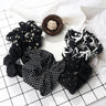 3/5PCS Black White Elastic Hair Bands for Girls Simple Basic Headband Women Rubber Band Hair Accessories Holder Scrunchies Gifts