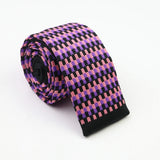 Cravates classiques en tricot pour hommes, cravates décontractées, à pois, à carreaux, pour loisirs, chaudes, pour affaires, mariage, largeur 6 cm