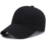Casquette de baseball noire pour homme et femme, ajustable, en coton, style décontracté, pour l'été
