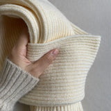 Knit Wool Scarf Elegant Solid Color Cashmere Shawl Red Knitted Shawl New Year Scarf Long Shawl Winter Cashmere Scarves Male