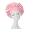 Lot de 2 bonnets en satin à larges bords en imitation soie pour femme, couvre-chefs à bande élastique