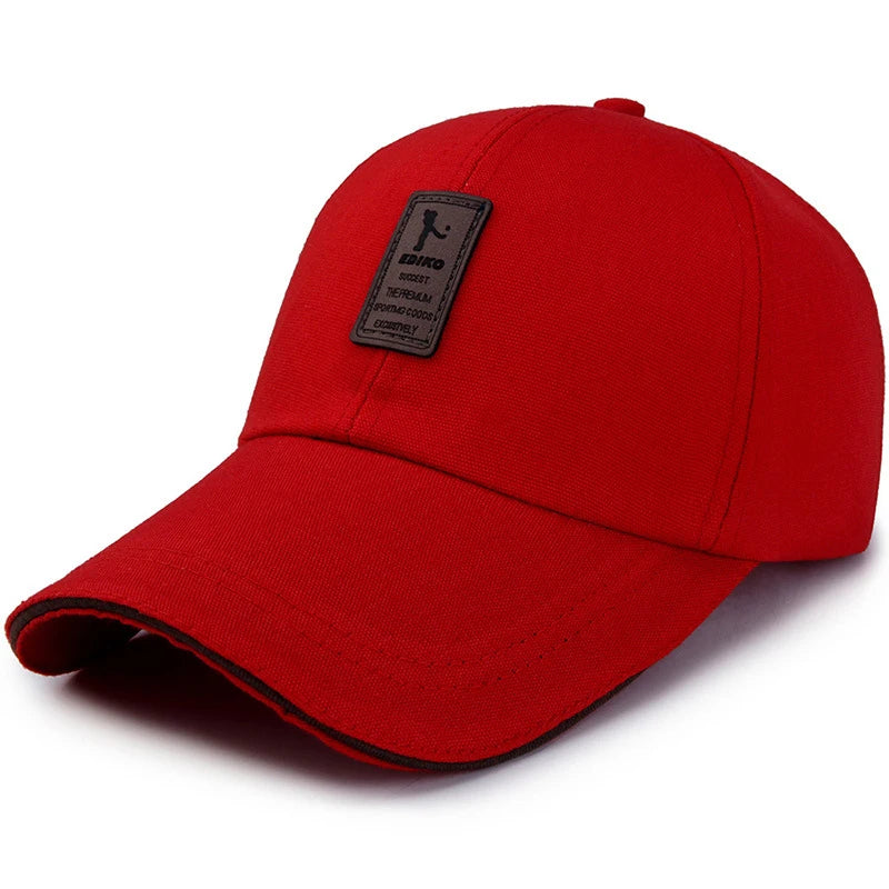 Casquettes d'été à visière pour enfants, casquettes de baseball pour étudiants, garçons et filles, couleur unie, en coton, réglables, snapback, style hip-hop, chapeau de soleil