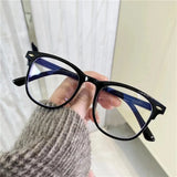 Anti-Blue Light Blocking Near Sight Glasses Trend Women Men Myopia Eyeglasses Optical Spectacle Minus Eyewear Diopter 0 To -6.0