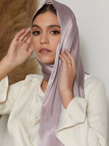 Plissierter, zerknitterter Satin-Hijab-Schal, Medina-Seidenschals, einfarbige Tücher, Stirnband, Schal, Wickeltuch, muslimische Frauen, Schleier, Turban, Hijabs