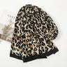 Fashion Printed Leopard Scarf Female Spring Muslim Women Hijab Scarves Tassel Large Size Headband Handkerchief Women's Bandana