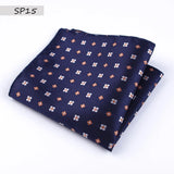 Vintage Paisley Men British Design Floral Print Pocket Square Handkerchief Chest Towel Suit Accessories