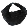 White Hair Elastic Hair Band Sequin Shiny Cloth Mother Hair Hoop Women Headband Korean Headwear Wide Hair Band Mesh Hairbands
