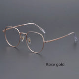 DIEDIESEE New Anti Blue Light Men's And Women's Titanium Frame Can Be Paired With Myopia Optical Prescription Glasses Frame 1901