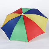 Children Rain Umbrella Hat Portable Foldable Outdoor Headwear Shade Head Hats Cap Beach Sun Camping Kids Waterproof Fishing K5F9