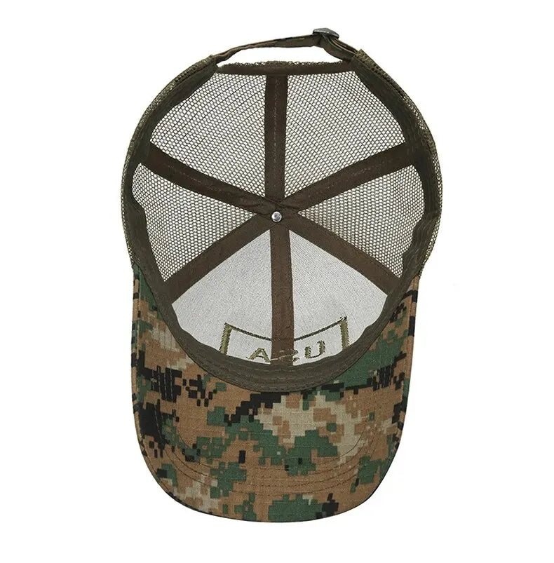 Spring And Summer New Mesh Breathable Personality Sticker Embroidery Women's Baseball Cap Mesh Hat Men's Outdoor Sunscreen Cap