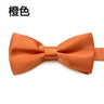 Fashion Kids Solid Color Bow Ties Imitation Silk Student Bowties Soft Black Red Butterfly Bowknot Wedding Party Cute Pet Cravat