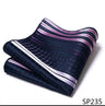 Vangise Brand Newest style  Silk Hanky Man Floral Gray Fit Business lover's day Pocket Square Handkerchiefs