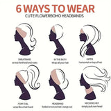 Fashion Yoga Hair Bands Headbands for Women Extra Large Turban Workout Headband  Boho Twisted Thick Hair Accessories