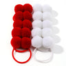 10Pcs/lot Grosgrain Ribbon Pigtail Hair Bows Elastic Hair Ties Hair Bands Holders Girls Baby Hair Accessories for Baby Infants