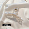Simulated Pearl Hair Claws for Women Korean Acrylic Hair Clips Girls Large Size Barrette Shark Clip Fashion Hair Accessories