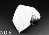 Cravate rayée pour homme, motif cachemire floral, marron et gris, idéale pour les loisirs, les affaires, le quotidien, les mariages, les fêtes, les accessoires, cadeau