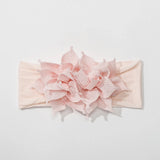 Newborn Baby Girl Headbands Baby Elastic Hair Band Head Flower Toddler Headband Cute Headwear Kids Accessories Nylon Hairban