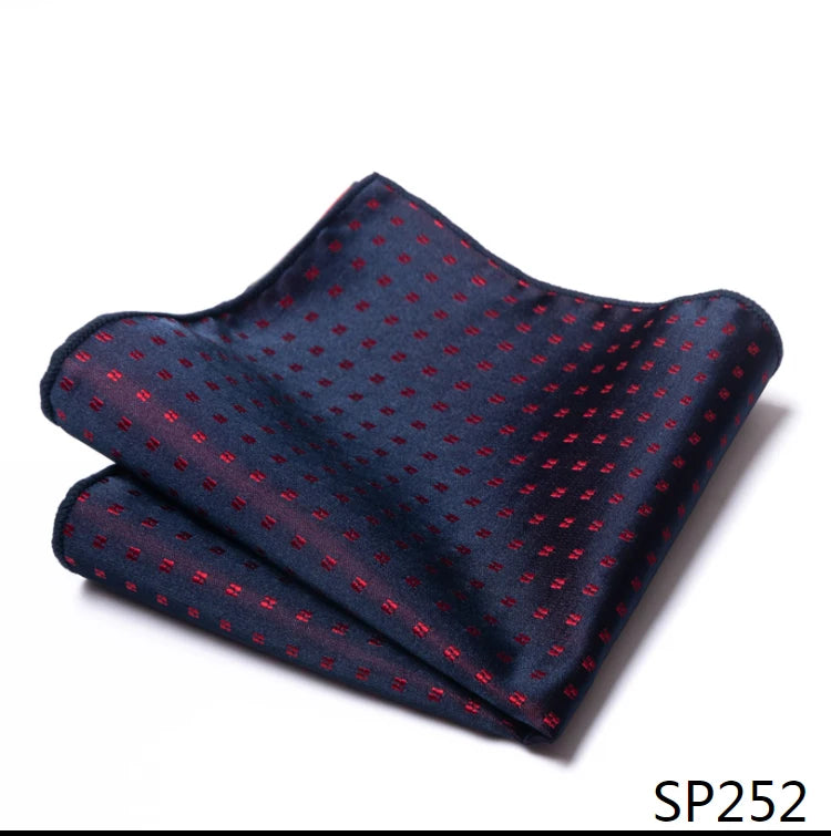 Vangise Brand Newest style  Silk Hanky Man Floral Gray Fit Business lover's day Pocket Square Handkerchiefs