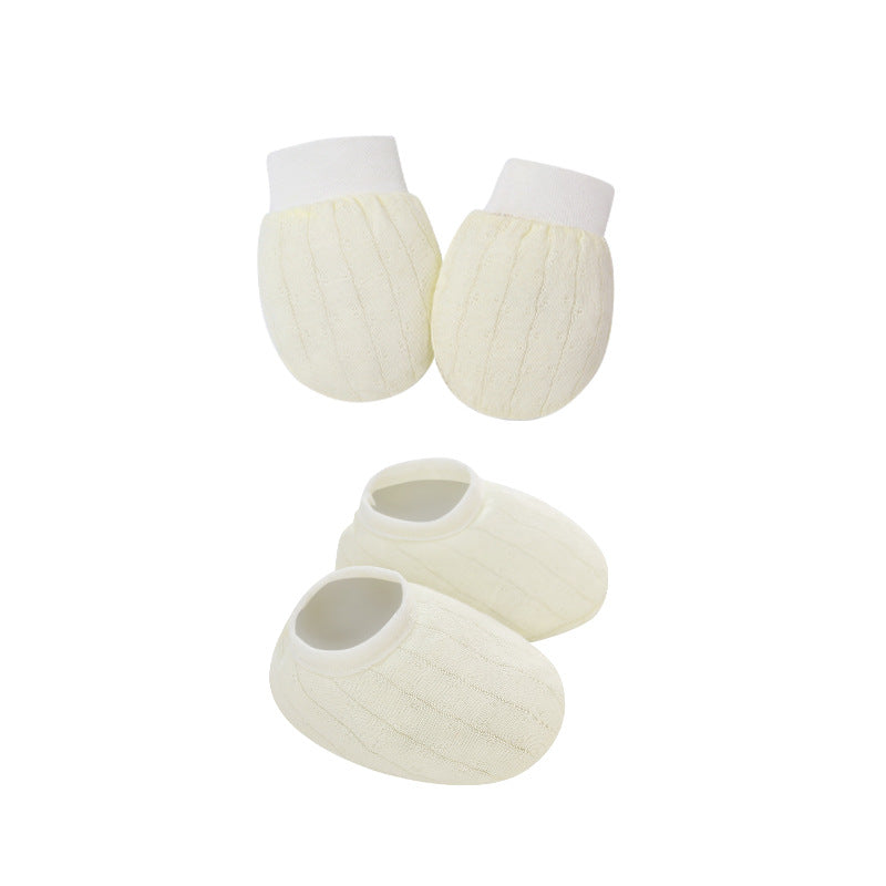 Conjunto de 2 o 3 gorros para bebé de primavera y otoño con forma de oreja, guantes y calcetines, gorros para recién nacidos, accesorios de fotografía informales, gorro de dormir a la moda.