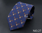 Classic Red Blue Christmas Tie For Men Father Festival Gift Santa Claus Snowman Tree Snowflake Elk Necktie Skinny 7cm Accessory