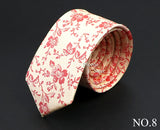26 Styles Men's Jacquard Novelty Ties Skinny Floral Paisley Striped  Necktie Business Narrow Suit Shirt Daily Wear Accessories