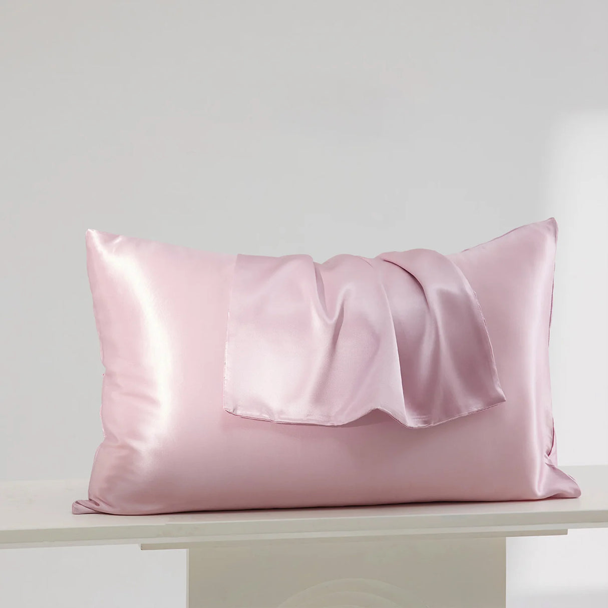 Luxury 4PCS/LOT 2 Pillowcase Hair Scrunchie Night Hat Set Fashion Imitation Silk Satin Pillowcase Sleep Set tool Silkly Cap