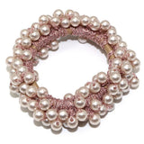 Pearls Beads Hair Ties Elastic Hair Bands For women Hair Rope Scrunchies Ponytail Holders Rubber Hair Accessories