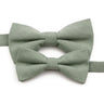 High Quality Mens Solid Color Bowtie Set For Men Children Wedding Party Dinner Accessory Pink Orange Father-son Bow Tie Gift
