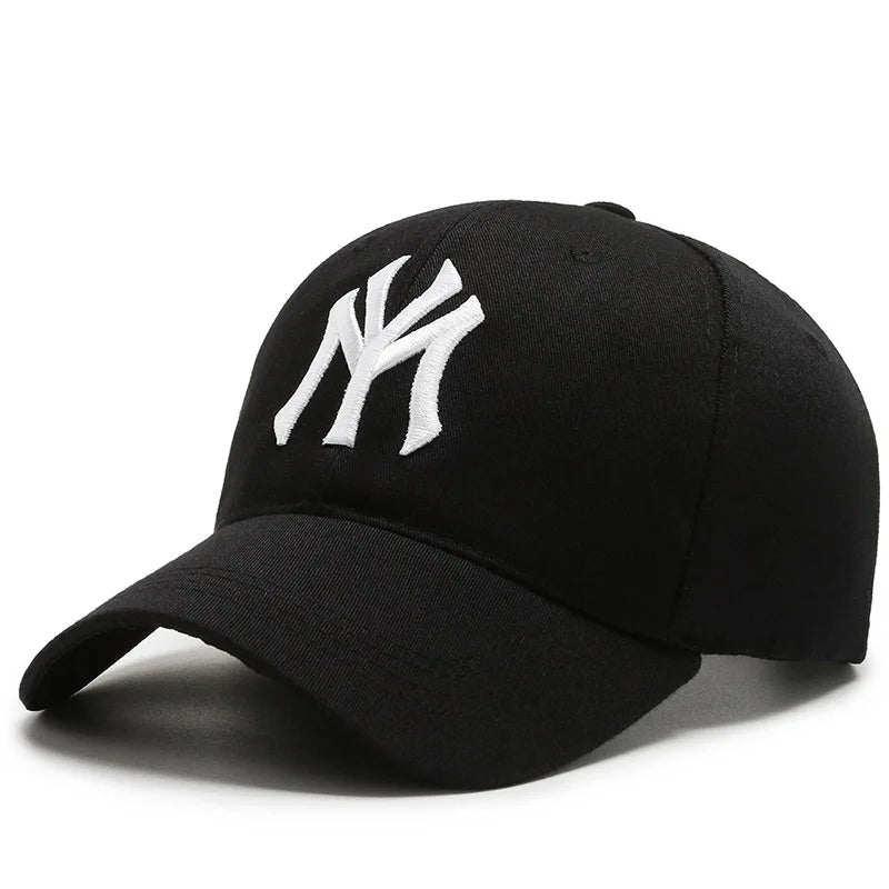 Casquettes de baseball à broderies tendance pour femmes et hommes, casquettes snapback, visières, chapeau de soleil, unisexe, réglables, en coton