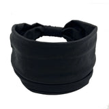 Headwrap Solid Color Knot Wide Headbands for Women Soft Cotton Sports Elastic Hair Bands Accessories Yoga Bandana Bandage