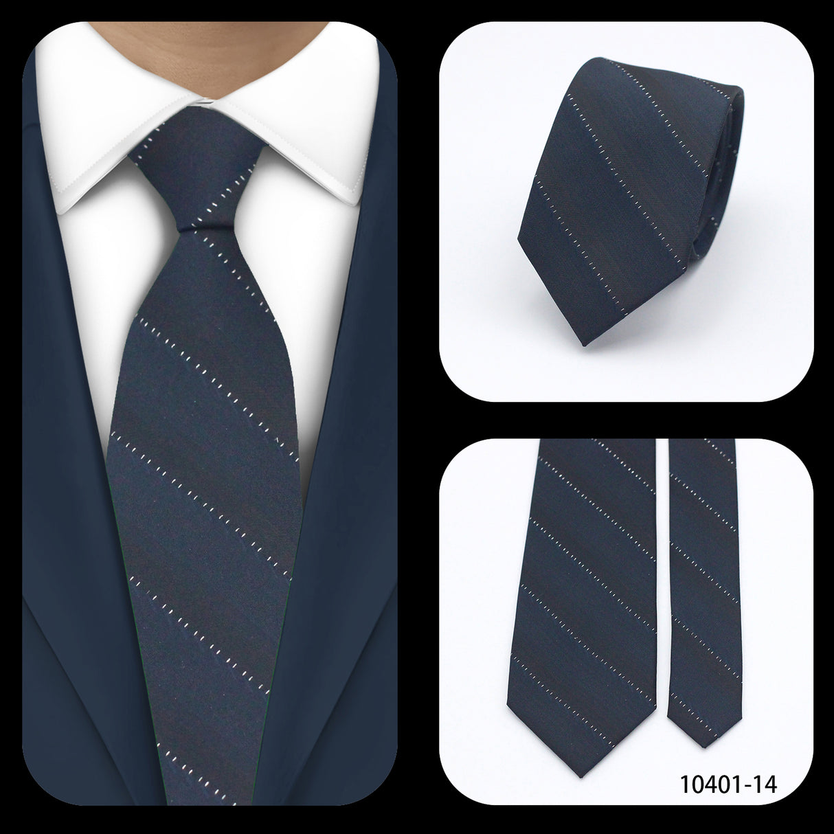 Cravates élégantes à pois pour hommes LYL 7 cm, cravate de luxe avec imprimé géométrique, cadeau pour invités, accessoires de festival pour gentleman
