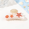 Pince à cheveux YHJ en forme d'étoile de mer pour femme, pince à cheveux en acétate et strass, bijoux de vacances, pince à cheveux tendance, accessoires pour cheveux