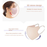 10pcs 4 Layer Anti Dust Disposable Mask Breathable Japanese Cycling Facemask Protective Anti Drag Makeup Face Cover