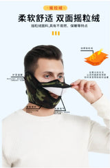 Winter Cold Warm Masks Ear Masks Full Package Thickened Shaking Grain Velvet Dust Mask For Men And Women