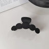 Women Elegant Black Geometric Plastic Hair Claw Lady Sweet Long Hair Holder Toothed Hair Clips Hairpins Fashion Hair Accessories