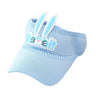 Kids Baseball Hat Empty Top 3D Rabbit Ears Baby Sun Hat Lovely Summer Hat Beach Sun Visor Cap Outdoor Supply For Girls Boys