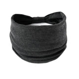 Headwrap Solid Color Knot Wide Headbands for Women Soft Cotton Sports Elastic Hair Bands Accessories Yoga Bandana Bandage