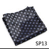 High Grade 2023 New Style Hot sale Silk Handkerchief Black Suit Accessories Solid Men Abraham Lincoln's birthday Pocket Square