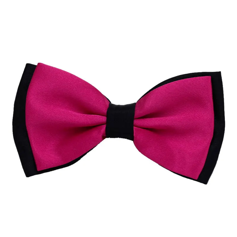 Men Bowties Classic Satin Bowtie Hot Sale Gentleman Necktie For Wedding Party Adjustable Solid Colorful Men Bow Ties Neck Cravat