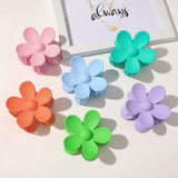 Large Flower Claw Clips For Women Fashion Hair Claw Hair Clamps Girls Matte Hairpins Sweet Headwear Barrette Hair Accessories
