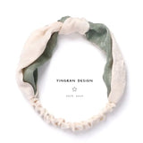 Cross elastic headband chiffon silk headband ladies headband hair accessory sports face wash