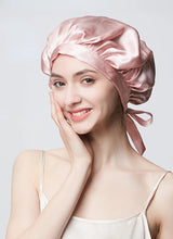 Pure Silk Hair Bonnets For Women Sleeping Cap Luxury Natual Silk Sleep Cap Night Bonnet Caps Hair Protection Turban Head Wraps