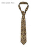 Cravates léopard pour hommes, soie et polyester, étroites, 8 cm, motif tigre, pour costumes, accessoires, fête de mariage, cosplay